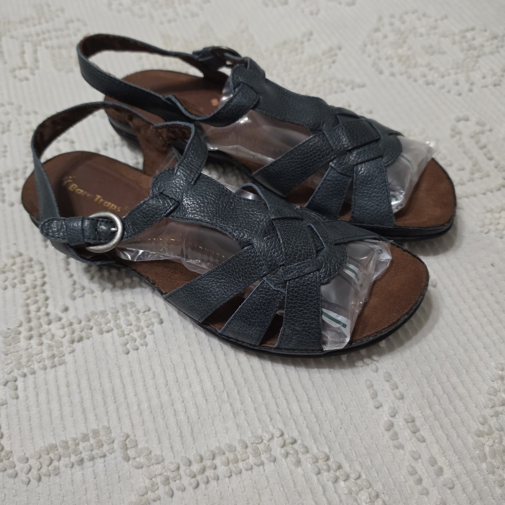Women's Baretraps Size 10 M Navy Sandals Casual Comfort Summer Beach